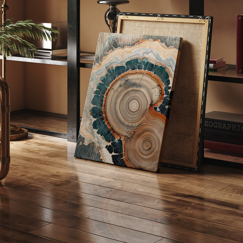 Nordic Tree Ring Canvas Art (AB202402-012CV) – Peddlex