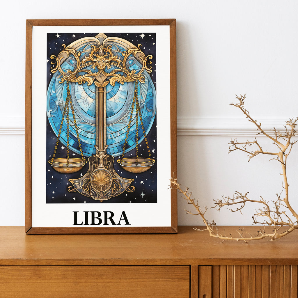 Libra Zodiac Astrology Fine Art (AG202307-002PFUP) – Peddlex